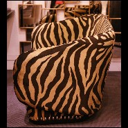 Canapé 39 - Zebra Gold, or - Pacific Compagnie.