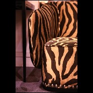 Canapé 39 - Zebra Gold, zébré - Pacific Compagnie.