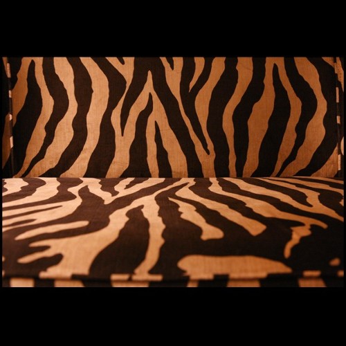 Canapé 39 - Zebra Gold, velours - Pacific Compagnie.