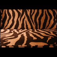 Canapé 39 - Zebra Gold, velours - Pacific Compagnie.