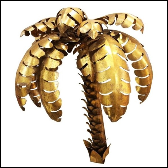 Applique PC - Gilded Palmer, luxe - Pacific Compagnie.