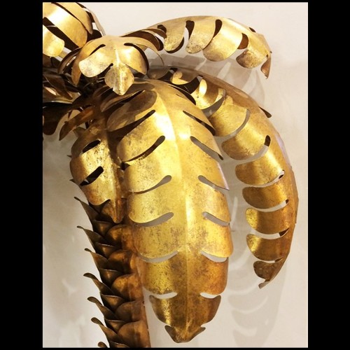 Applique PC - Gilded Palmer, éclairage - Pacific Compagnie.