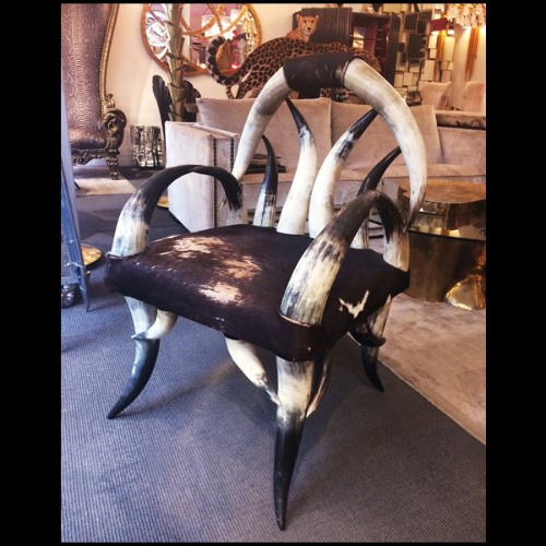 Armchair Long Horns