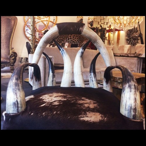 Armchair Long Horns