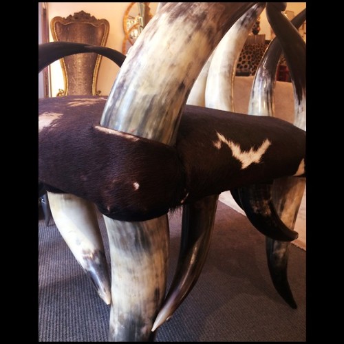 Fauteuil PC - Long Horns - Corne boeuf - Pacific Compagnie.
