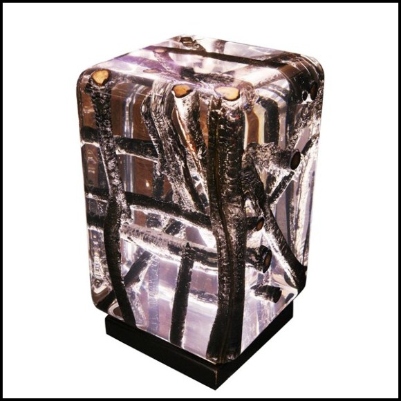 Side Table Burnt Branches A