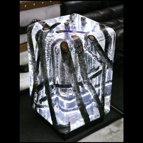 Side Table PC - Burnt Branches B