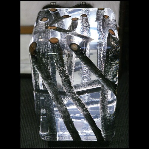 Side Table PC - Burnt Branches B