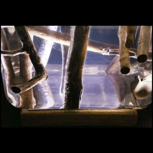 Side Table Bleu Nature - Clear Branches