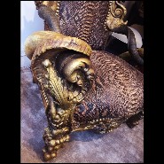 Trône PC - Python - Cuir exotique - Pacific Compagnie.