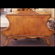 Chest of drawers with real crocodile skin real horns and amethyst stones PC-Crocodile and Amethyst