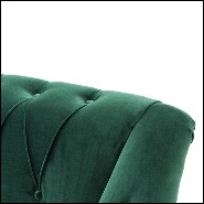 Canapé avec structure en bois massif et tissu Cameron Green 24-Hassefol Sofa