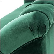 Canapé avec structure en bois massif et tissu Cameron Green 24-Hassefol Sofa