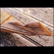 Sculpture of a junk in natural bamboo's inches 38-Bamboo's Inches