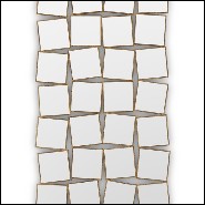 Miroir avec cadre en bois massif avec peinture antique gold et miroirs en verre 119-36th Square