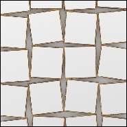 Miroir avec cadre en bois massif avec peinture antique gold et miroirs en verre 119-36th Square