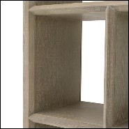 Bookcases with structure in washed oak veneer 24-Catalaga