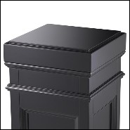 Colonne avec structure en bois massif finition noire ciré 24-Fanfan Black