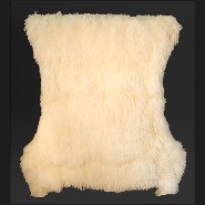 Set of two chest of drawers covered with pure Mongolian lamb wool PC-Pure Lamb Set of 2
