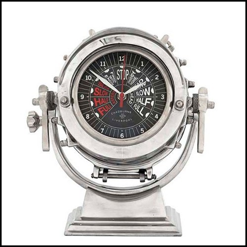 Clock 24- Navy Clock