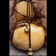 Armchair with aries and buffalo and wildebeest Horns PC-Savage Horse