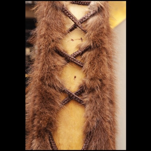 Armchair with aries and buffalo and wildebeest Horns PC-Savage Horse