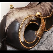 Fauteuil avec véritables cornes de Zébu PC-Wildebeest