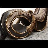 Fauteuil avec véritables cornes de Zébu PC-Wildebeest