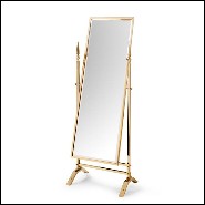 Mirror reclining in gold finish 162-Self Portrait