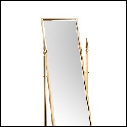 Mirror reclining in gold finish 162-Self Portrait