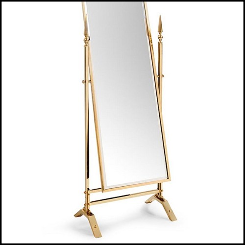 Mirror reclining in gold finish 162-Self Portrait