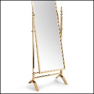 Miroir avec structure en métal finition Gold 162-Self Portrait