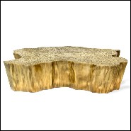 Table basse en métal fondu plaqué Gold 145-Heaven