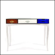 Console avec structure en palissandre et plateau laqué 145-Multi Finishes