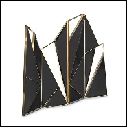 Folding Screen with frame structure in polished brass 163-Oldies