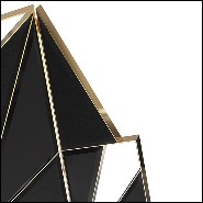 Folding Screen with frame structure in polished brass 163-Oldies