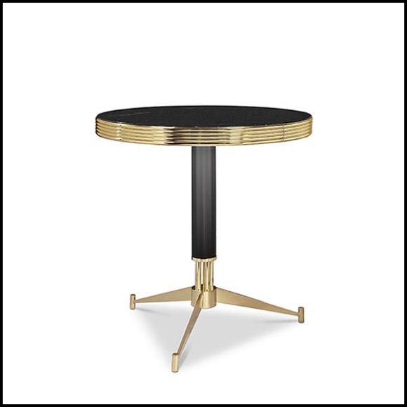 Side table with black marble top 157-Smartly