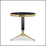 Side table with black marble top 157-Smartly