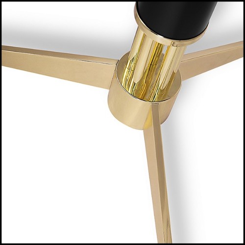 Side table with black marble top 157-Smartly