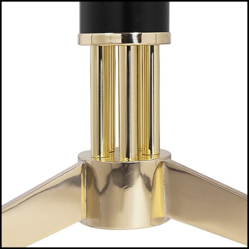 Side table with black marble top 157-Smartly