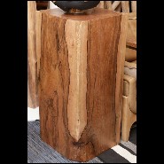 Set of two columns in handcrafted Molave wood polished and waxed PC-Molave Wood