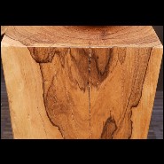 Set of two columns in handcrafted Molave wood polished and waxed PC-Molave Wood