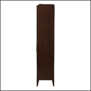 Cabinet avec structure en bois d'acajou massif 119-Distinct Medium