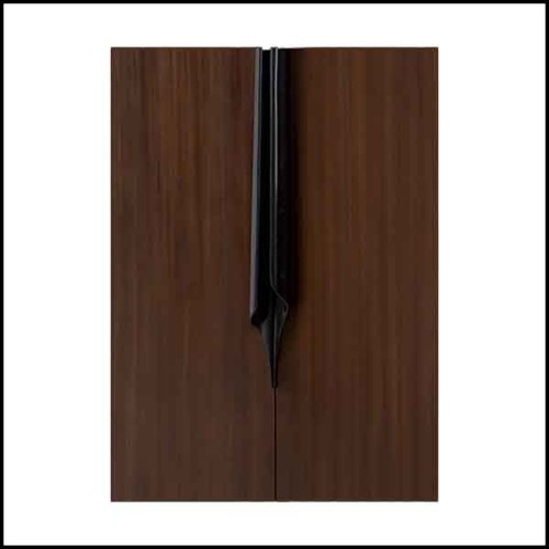 Cabinet with all structure made in solid mahogany wood 119-Distinct Medium