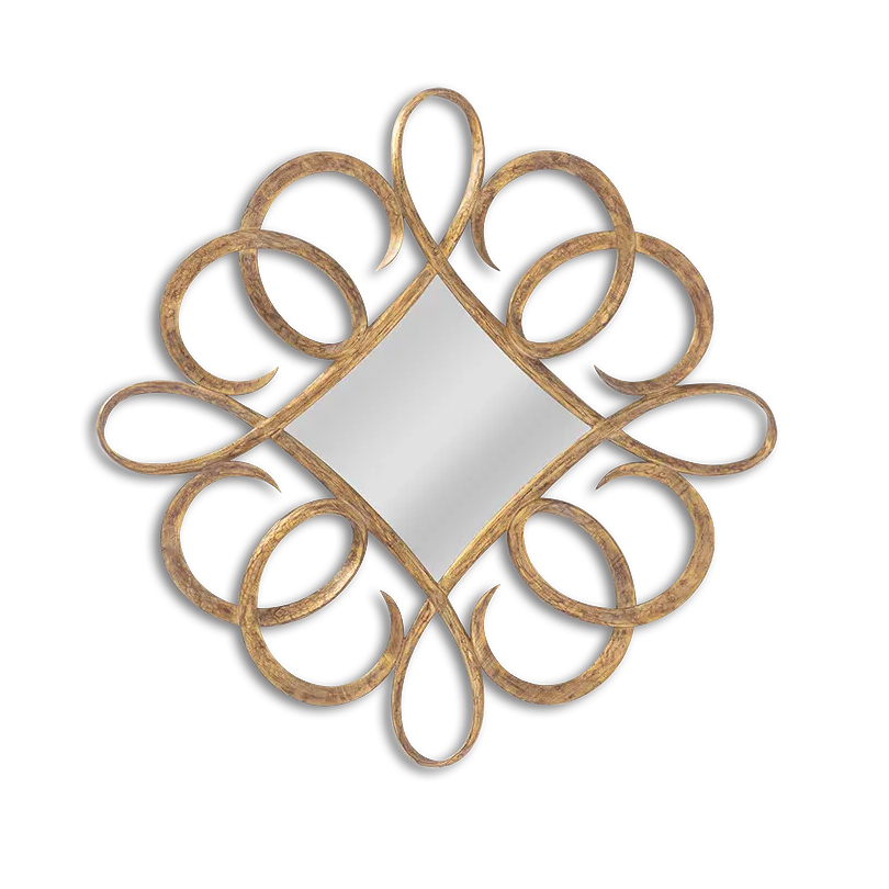 Miroir 119 - Aster | Miroir Aster acajou - Pacific Compagnie.