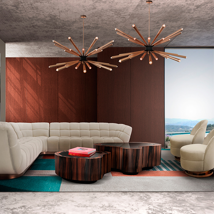 Fauteuil en bois massif avec tissu velours coloris blanc 157-Stanford Swivel