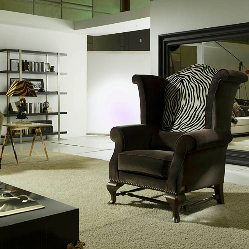 Fauteuil 39 - Montgomery Country - Bois Patiné - Pacific Compagnie.