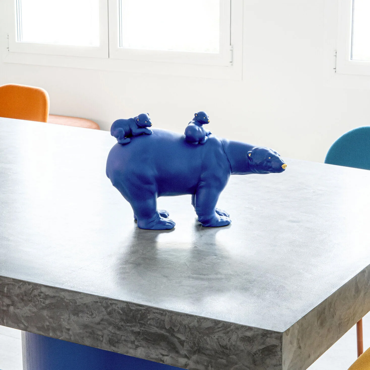 Sculpture 226 - Polar Bear Family - Collection - Pacific Compagnie.