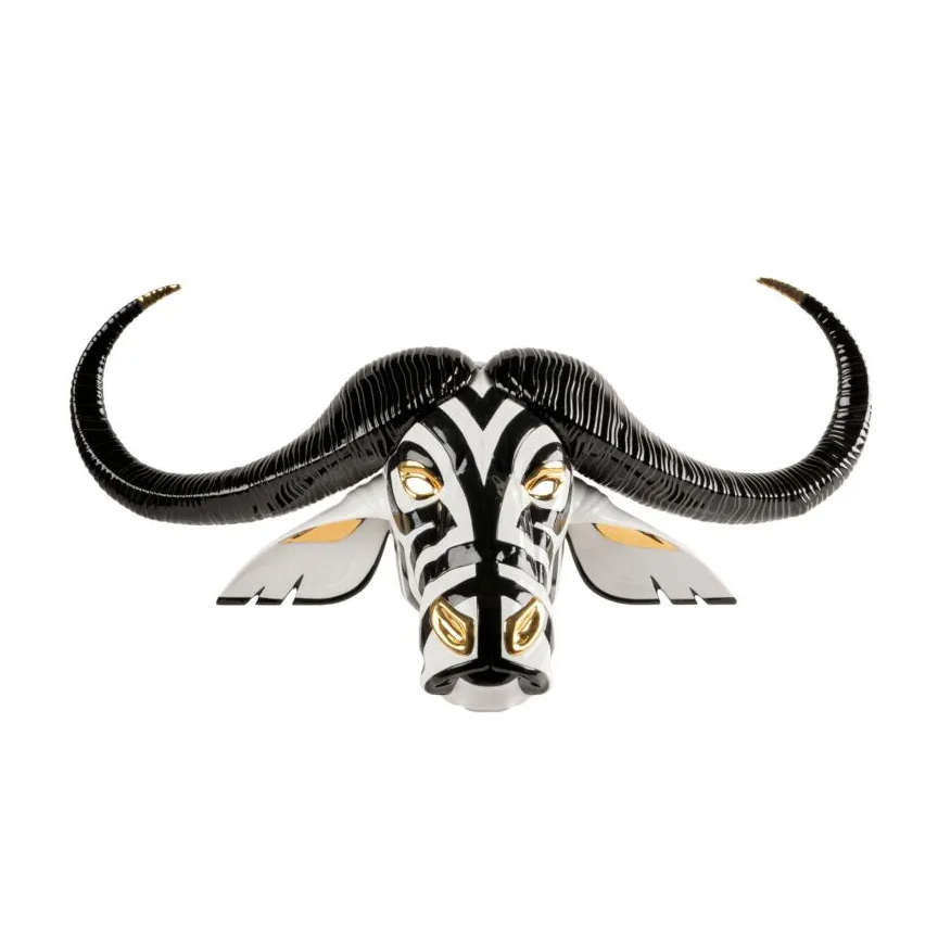 Sculpture 226 - Buffalo Head, résine - Pacific Compagnie.