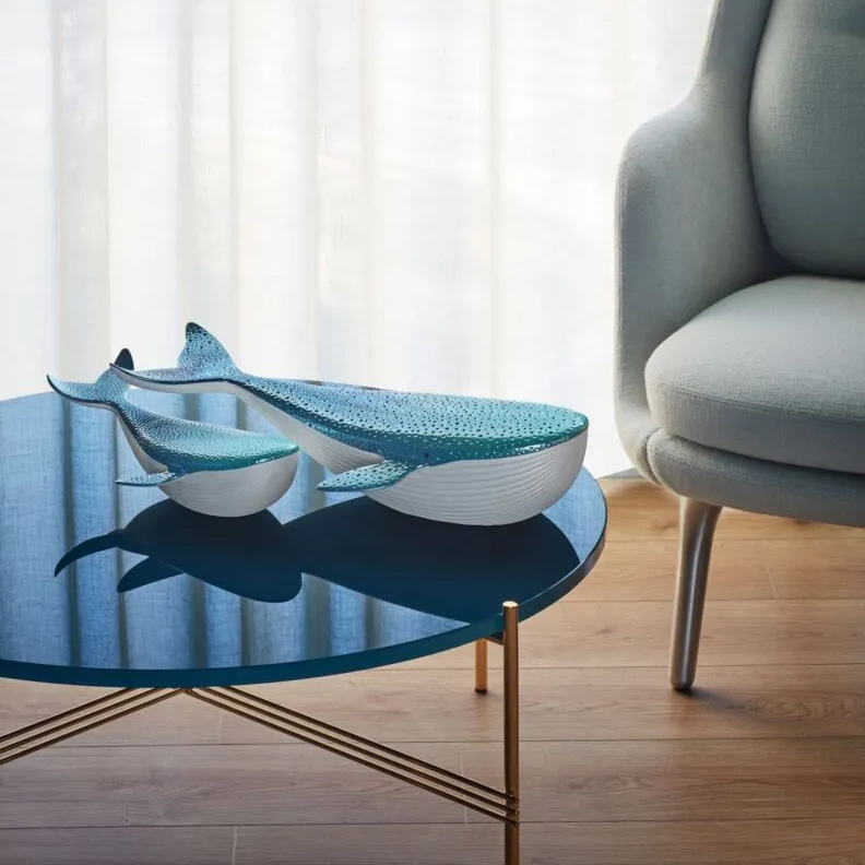 Sculpture 226 - Baleine bleue - sculpture moderne - Pacific Compagnie.